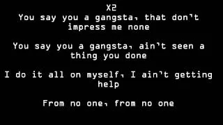 Kat Dahlia- Gangsta- lyrics