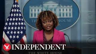 Live: Karine Jean-Pierre holds White House briefing after Iran attacks Israel