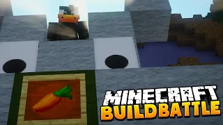 KANIN SPISER GULERØDDER! | Minecraft Build Battle