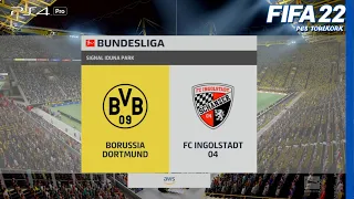 FIFA 22 | Erling HAALAND -  Borussia Dortmund vs ingolstadt 04