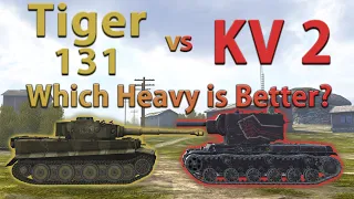 WOT Blitz Face Off || Tiger 131 vs KV-2