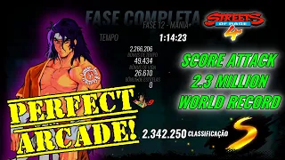 Streets of Rage 4/ v8/ MANIA+/ PERFECT ARCADE - SCORE ATTACK 2.3 MILLION (WORLD RECORD)!