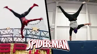 Stunts From Spiderman In Real Life (Spider-Man 3, parkour)