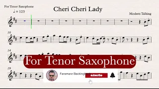 Cheri Cheri Lady - Modern Talking - Tenor Sax