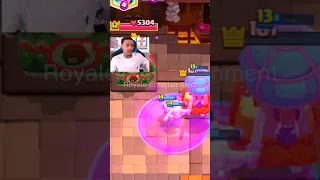 2HP! 😂 Height Of Bad Luck Mega Knight Got Defeated By E-Barbs & Balloon With Rage ⏳️(Clash Royale)