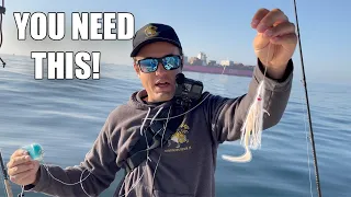 How to Catch Halibut Fishing with the Bounce Ball Technique In Long Beach Harbor.