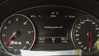 Audi RS6 Performance (C7) LAUNCH CONTROL