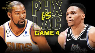 Phoenix Suns vs Los Angeles Clippers Game 4 Full Highlights | 2023 WCR1 | FreeDawkins