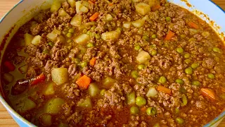 Picadillo de Carne Molida Fácil y Sabrosa