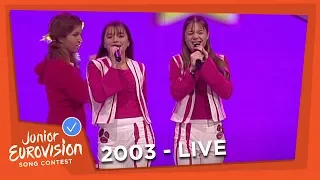 Marija and Viktorija - Ti Ne Me Poznavaš - F.Y.R. Macedonia - 2003 Junior Eurovision Song Contest