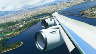 Flight Simulator 2020 | Incredibly REALISTIC 747 takeoff from Rio de Janeiro in 4K
