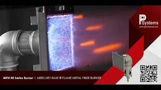 MERCURY-BLUE ® FLAME l MFB150-LX Metal Fiber Burner l PP Systems