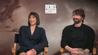 Rebel Moon Part Two Interview: Sofia Boutella & Michiel Huisman Talk Sci-Fi Sequel