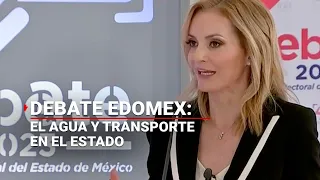 #DebateEdomex | ¿Y el agua y el transporte? Esto proponen Delfina Gómez y Alejandra del Moral