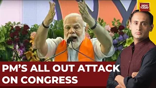 PM Modi Vows To End Crime If BJP Wins Rajasthan; Accuses Congress Of Caste Politics