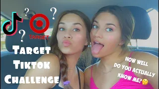 TARGET TIK TOK GIFT CHALLENGE🤔💵 //WHICH TWIN KNOWS WHO BETTER?!