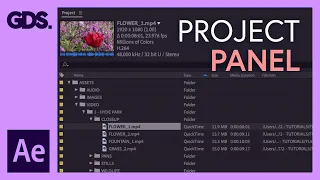 The Project Panel ‘Links panel’ In Adobe After Effects Ep5/48 [Adobe After Effects for Beginners]