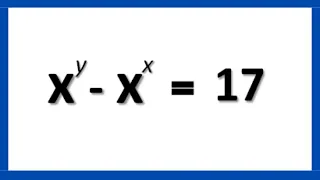 Exponential Equations║ Math Olympiad║ Solve for the value of  x and y