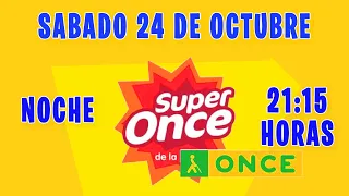 Resultados sorteo Super Once y Triplex de la Once del Sábado 24 de Octubre