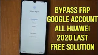 Huawei p smart 2019 Frp bypass Google Account Remove Modile pot-LX1AF