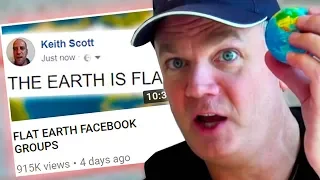ANGRY FLAT EARTHERS RESPOND TO MY VIDEO