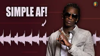 How To Make SIMPLE CATCHY Melodies For Young Thug | FL Studio