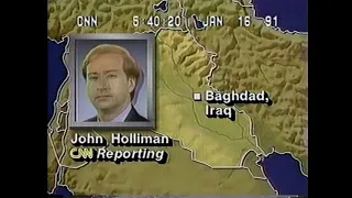 Operation Desert Storm Begins, CNN Breaking News, January 16, 1991