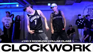J HO X KOOSUNG COLLAB CLASS | Stefflon Don & Spice - Clockwork | @Justjerkacademy