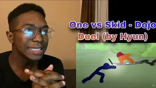 One vs Skid - Dojo Duel (by Hyun) Reaction