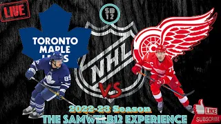 🔵TORONTO MAPLE LEAFS vs DETROIT RED WINGS | Live NHL hockey play by play