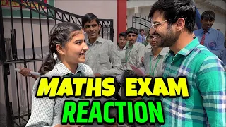 Students funny reactions on Maths Exam😂😱 Class 10🔥 Cheating? Lengthy? MCQ? 😭 Cbse board exams 2023