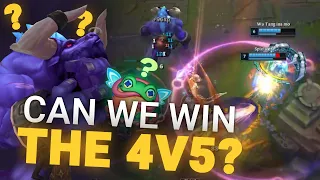 (EP.7) Your Top laner has Disconnected.. No problem, TIME TO 4v5 ft. @ScrubNoob