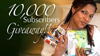 ***Closed*** Celebrating 10,000 Subscribers Giveaway!!