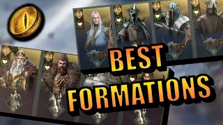 3 BEST Formations For GOOD & EVIL | LOTR - Rise to War