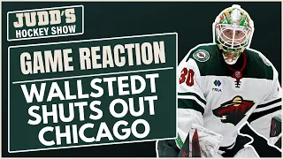 Jesper Wallstedt earns first career shutout with Minnesota Wild!