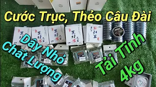 Dây trục dây thẻo câu đài hàng nhật chính hãng và nội địa TQ