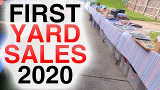Yard Sales Are BACK! First Garage Sale Haul 2020