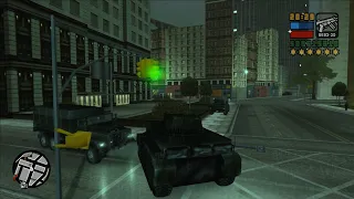 GTA Liberty City Stories Epic 6 Stars Wanted Level Shootout+ Tank Rampage + Escape