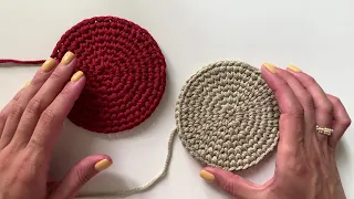ИДЕАЛЬНЫЙ КРУГ КРЮЧКОМ столбиками без накида в раскол для начинающих | SHODDI crochet