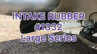 Что будет с интейком, если просто ходить на максимальной скорости | Intake Rubber #1332 LARGE SERIES