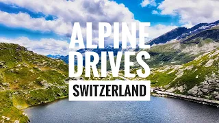 Switzerland- The Best 4 Alpine Drives in 4K