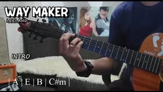 Way Maker | leeland | Guitar Chord Guide |