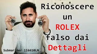 Riconoscere un Rolex falso dai dettagli