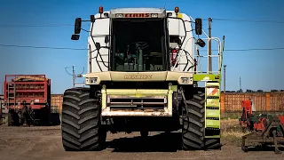 Lištovanie a presun Claas Lexion 480 + V750 POV/Gopro