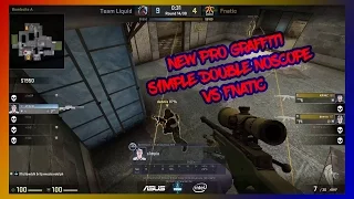 CS:GO S1mple Double No Scope- New Graffiti On Cache!