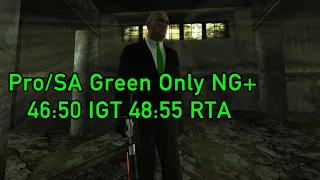 Hitman: Blood Money Pro/SA/NG+ Green Only 46:50 IGT 48:55 RTA WR Speedrun