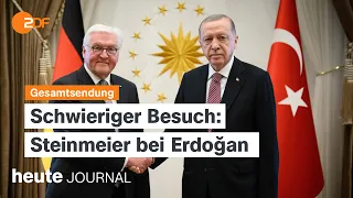 heute journal vom 24.04.2024 Steinmeier bei Erdogan während Türkeibesuch, AfD bei der Europawahl