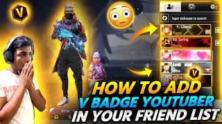 HOW TO ADD GRANDMASTER PLAYERS AND BIG YOUTUBERS IN YOUR FRIEND LIST ||FREE FIRE NEW TIPS AND TRICKS