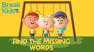 Missing Words - Video for Kindergarten - Find the Missing Letter - Guess The Missing