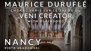 🎵 Duruflé 'Choral varié sur Veni Creator' from NANCY | @PiotrGrabowski_Organs (World Premiere)